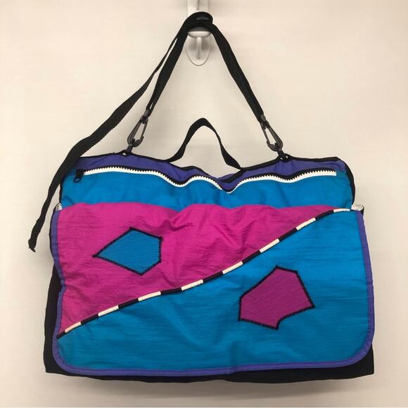 Vintage 80s Book Bag - Picture 1 of 16